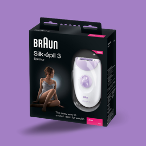 Braun Silk epilator 3170 with Massaging Rollers Head