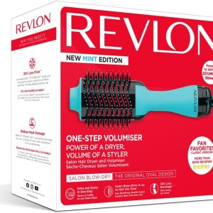 Revlon RVDR5222TRB One Step Hair Dryer & Volumizer, 2 heat setting plus cool setting - Green